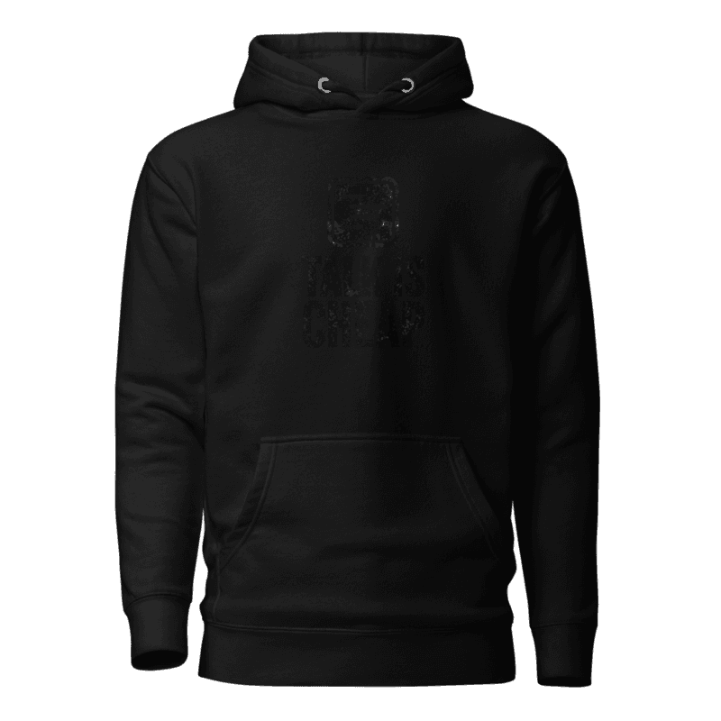 Freeborn Talk Is Cheap Unisex Hoodie — Black