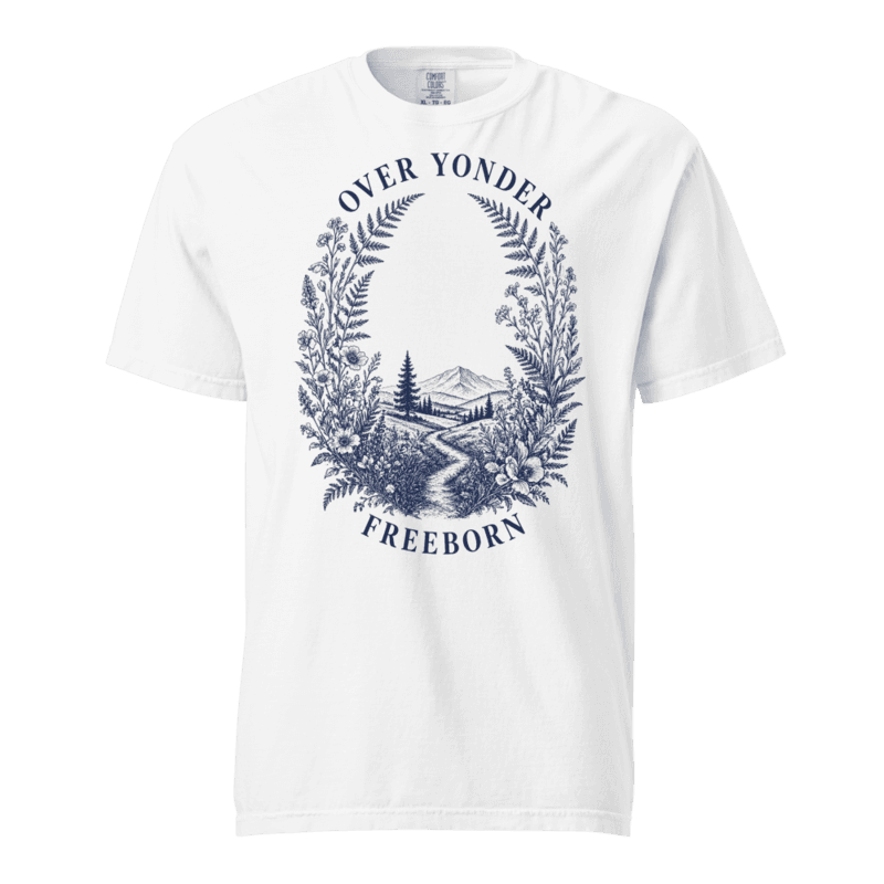 Freeborn Over Yonder Unisex Tee — White