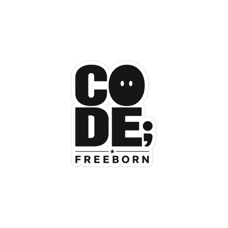 Freeborn CODE; Kiss-Cut Stickers