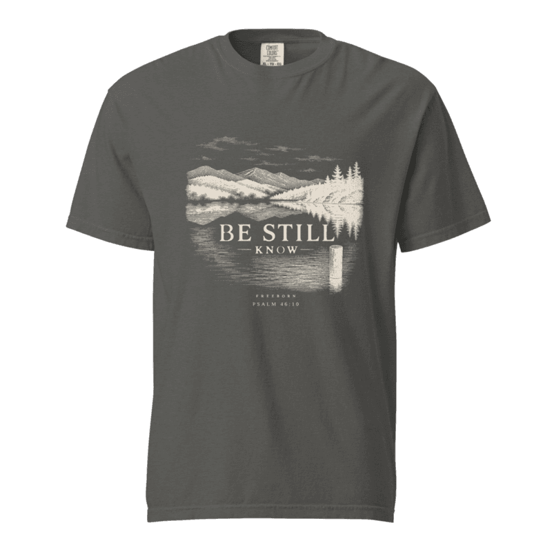 Freeborn Be Still and Know Unisex Tee — Pepper