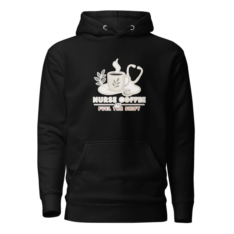 Freeborn Nurse Fuel the Shift Soft Unisex Hoodie — Black