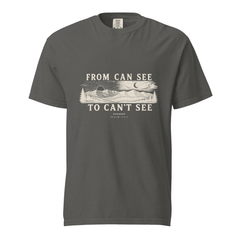 Freeborn From Can See to Can’t See Unisex Tee