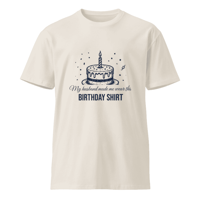 Freeborn Birthday Husband Unisex Long Tee — Bone