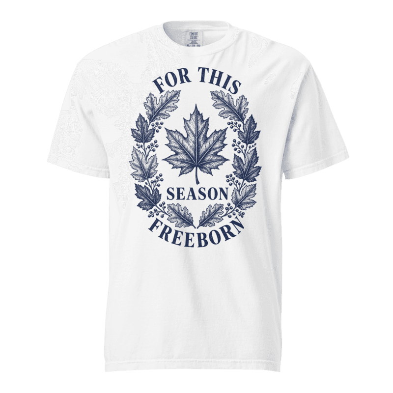 Freeborn For This Season Unisex Tee — White